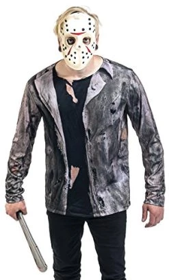 Rubie's Costume Co Men's Friday The 13th Jason Kit -Rubies Shop 51J02uVvADL