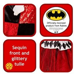 Super Villains Harley Quinn Girl's Costume 11 Super Villains Harley Quinn Girl's Costume -Rubies Shop 51JZiUxDExL