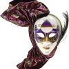 Forum Novelties Deluxe Venetian Mask With Peacock Feathers -Rubies Shop 51JnFgmH6sS