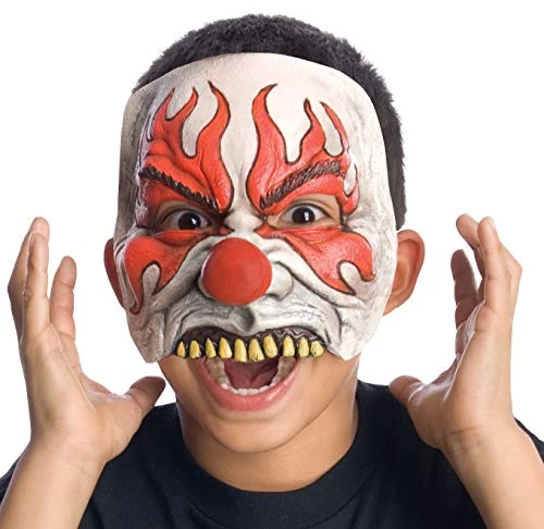 Rubie's Costume Half Chinless Clown Mask 3 Rubie's Costume Half Chinless Clown Mask