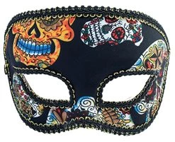 Forum Novelties Adult Day Of The Dead Half-Mask