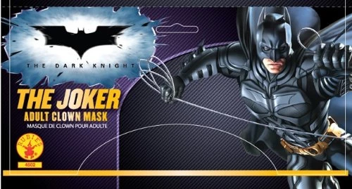 Batman The Dark Knight Adult Joker Latex Clown Mask 4 Batman The Dark Knight Adult Joker Latex Clown Mask - Image 2