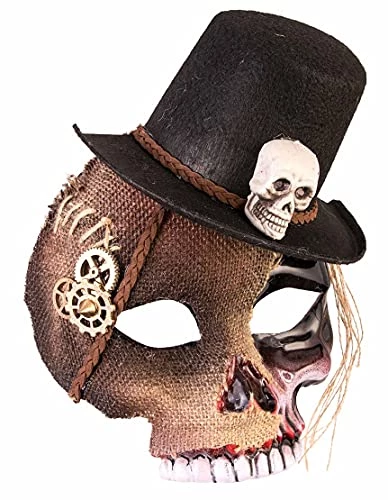 Forum Novelties Voodoo Skull Mask With Hat 3 Forum Novelties Voodoo Skull Mask With Hat