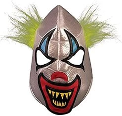 Forum Novelties Men's Standard Wrestling Mask-Clown, Multicolor