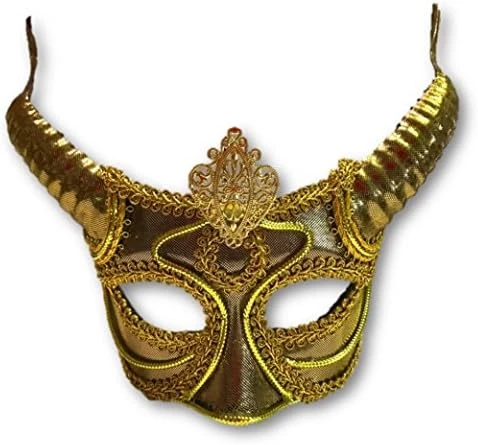 Forum Adult Faun Half Mask Horns Adult One Size 6 Forum Adult Faun Half Mask Horns Adult One Size - Image 4