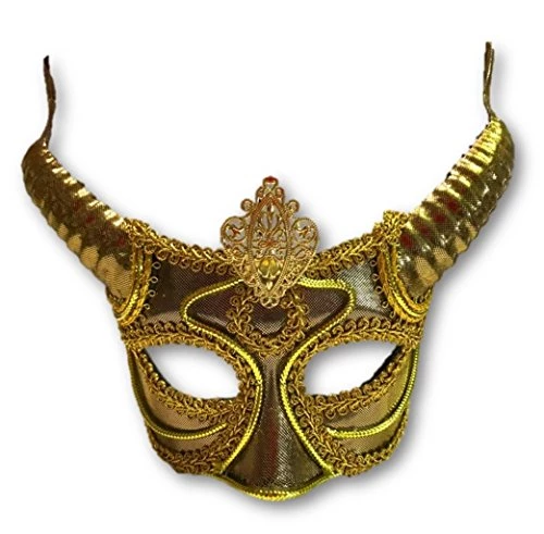 Forum Adult Faun Half Mask Horns Adult One Size 3 Forum Adult Faun Half Mask Horns Adult One Size