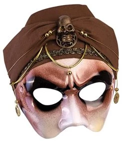 Forum Novelties Male Fortune Teller Mask With Scarf (Brown)