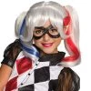 Rubie's Costume Girls DC Super Hero Harley Quinn Wig , White -Rubies Shop 51QIgIHfwkL