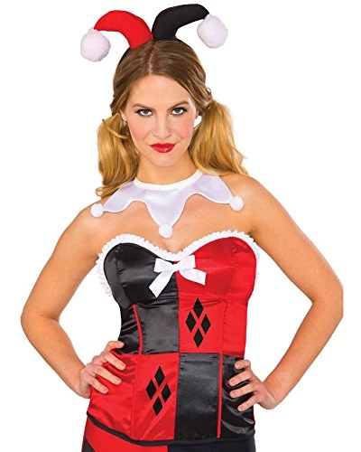 Rubie's Costume Co Women's Corset, Harley Quinn 3 Rubie's Costume Co Women's Corset, Harley Quinn
