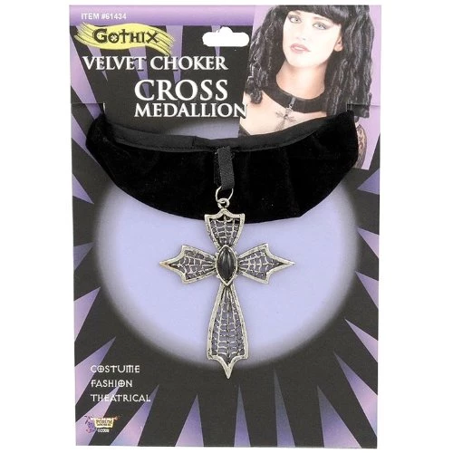 Forum Novelties Women's Velvet Choker Dark World Costume Accessory 4 Forum Novelties Women's Velvet Choker Dark World Costume Accessory - Image 2