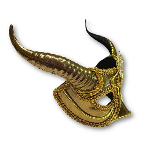 Forum Adult Faun Half Mask Horns Adult One Size 4 Forum Adult Faun Half Mask Horns Adult One Size - Image 2