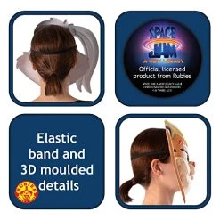 Rubie's Costume Space Jam 2: A New Legacy Lola Plastic Half-Mask, One Size -Rubies Shop 51VsWATaZvL