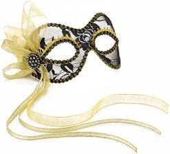 Forum Novelties Women's Ribbon Lace Venetian Mask -Rubies Shop 51WL5tPBeAL. AC