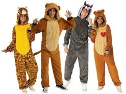 Rubie's Adult Comfy Wear One-Piece Hooded Costume Jumpsuit -Rubies Shop 51WwAN24NKL