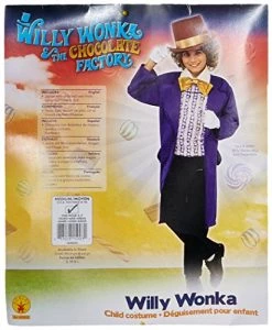 Rubie's Official Willy Wonka And The Chocolate Factory Childs Costume, Kids Book Week Character -Rubies Shop 51Yz5kRe0gL