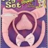 Forum Novelties Animal Costume Set Pink Pig Ears Nose Tail With Sound Effects -Rubies Shop 51Z50i7nkHL