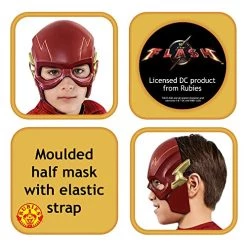 DC Comics The Flash Kid's Mask -Rubies Shop 51aEnZA5vL