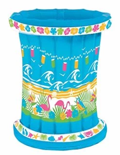 Forum Novelties Inflatable Luau Barrel Cooler, 20"x25"