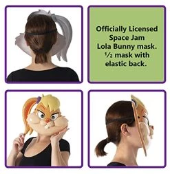 Rubie's Costume Space Jam 2: A New Legacy Lola Plastic Half-Mask, One Size -Rubies Shop 51aPK9miOjS