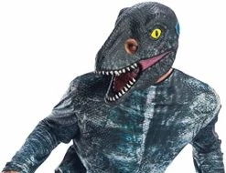 Rubie's Men's Blue Velociraptor Adult 3/4 Vinyl Mask 11 Rubie's Men's Blue Velociraptor Adult 3/4 Vinyl Mask -Rubies Shop 51cswW3 f4L. AC
