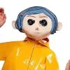 Rubie's Adult Coraline Doll Deluxe Overhead Latex Mask, As Shown, One Size -Rubies Shop 51dGFQ763WL