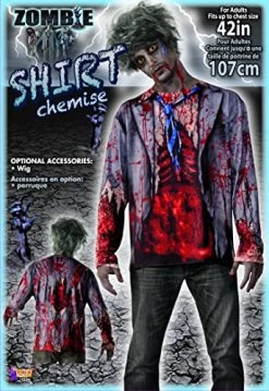 Rubie's Womens Undead Zombie Costume Shirt, As Shown, One Size US 9 Rubie's Womens Undead Zombie Costume Shirt, As Shown, One Size US -Rubies Shop 51eE1cJTfTL
