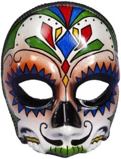 Forum Novelties Men's Day Of The Dead Male Costume Mask -Rubies Shop 51fPUe9grPL. AC