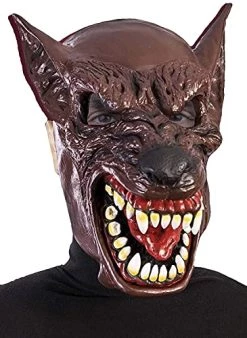 Forum Novelties Men's Hooded Mask, Wolf, One Size