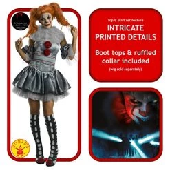 Rubie's IT Movie Women's Deluxe Pennywise Costume -Rubies Shop 51i4bccCz7L