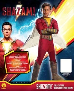 Rubie's Official DC Comic Shazam Deluxe Boys Costume, Kids Super Hero Fancy Dress 10 Rubie's Official DC Comic Shazam Deluxe Boys Costume, Kids Super Hero Fancy Dress -Rubies Shop 51injPaV0fL