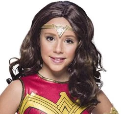 Rubie's Girl's DC Comics WW84 Wonder Woman Costume Wig, One Size (201652) -Rubies Shop 51jOjCY82aL