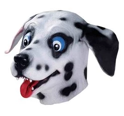 Forum Novelties Men's Deluxe Latex Dalmatian Mask