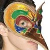 Rubie's Unisex-Adult's Venetian Masquerade Mask, As Shown, One Size -Rubies Shop 51sLWAhrVxL