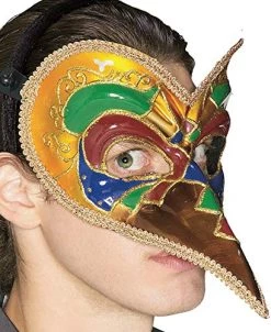 Rubie's Unisex-Adult's Venetian Masquerade Mask, As Shown, One Size