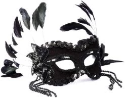 Forum Novelties Women's Karneval Style Half Mask With Beads 8 Forum Novelties Women's Karneval Style Half Mask With Beads -Rubies Shop 51t3XcPpqbL. AC