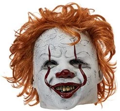 Rubie's IT Movie Chapter 2 Adult Pennywise Overhead Latex Mask Adult Costume -Rubies Shop 51v9Bgn4JxL