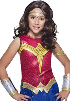 Rubie's Girl's DC Comics WW84 Wonder Woman Costume Wig, One Size (201652) -Rubies Shop 51wDlM4qrjL 1