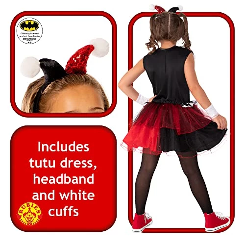 Super Villains Harley Quinn Girl's Costume 4 Super Villains Harley Quinn Girl's Costume - Image 2