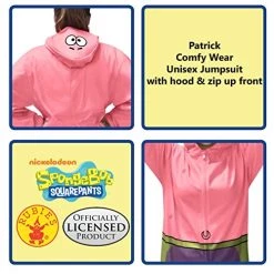Rubie's Unisex-adult Classic Spongebob Patrick Star Comfy Wear Jumpsuit 14 Rubie's Unisex-adult Classic Spongebob Patrick Star Comfy Wear Jumpsuit -Rubies Shop 51xi37V GdL 1
