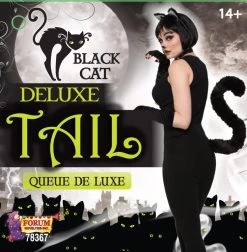 Forum Novelties Black Furry Adjustable Cat Tail -Rubies Shop 61MoODcyKdL